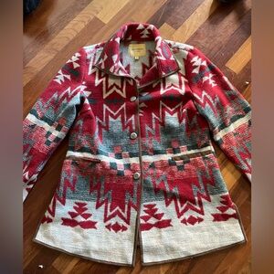Ralph Lauren style Navajo Indian felted jacket M